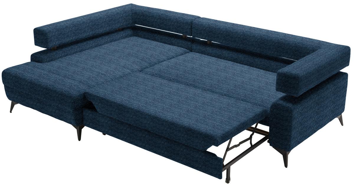 Coltar ROSALIE - albastru închis, Konventionell, textil (184/265cm) - Modern Living