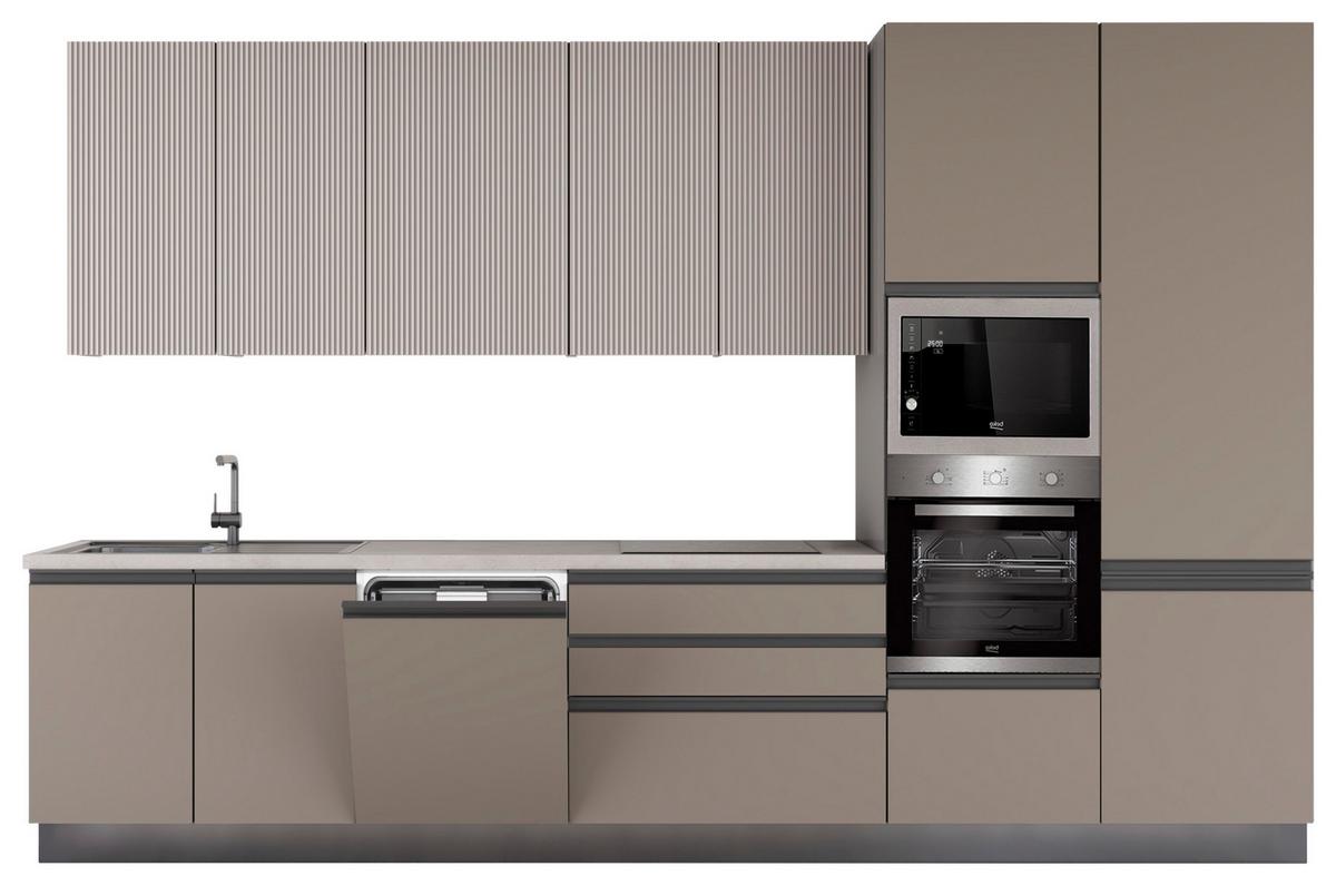 Blok Kuhinja S Aparatima New Helena 360 Sx - kašmir/siva, Konvencionalno, metal/drvo (360/240/60cm) - Mömax