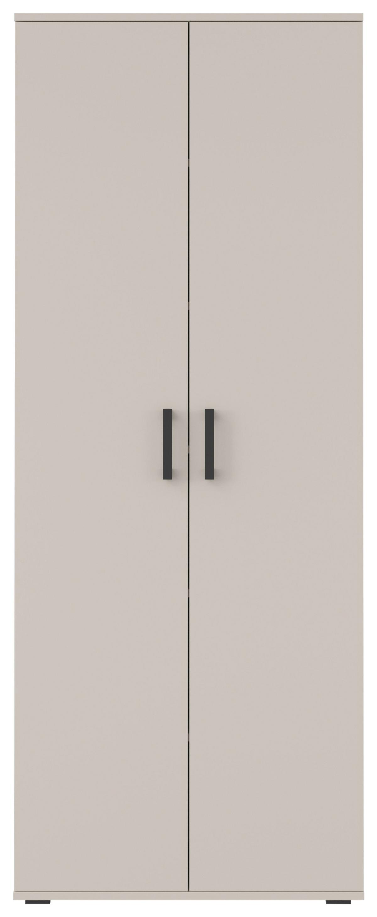 SZAFKA UNIWERSALNA ALEX - czarny/kaszmir, Konventionell, materiał drewnopochodny/tworzywo sztuczne (70/178,9/33,4cm) - Xora