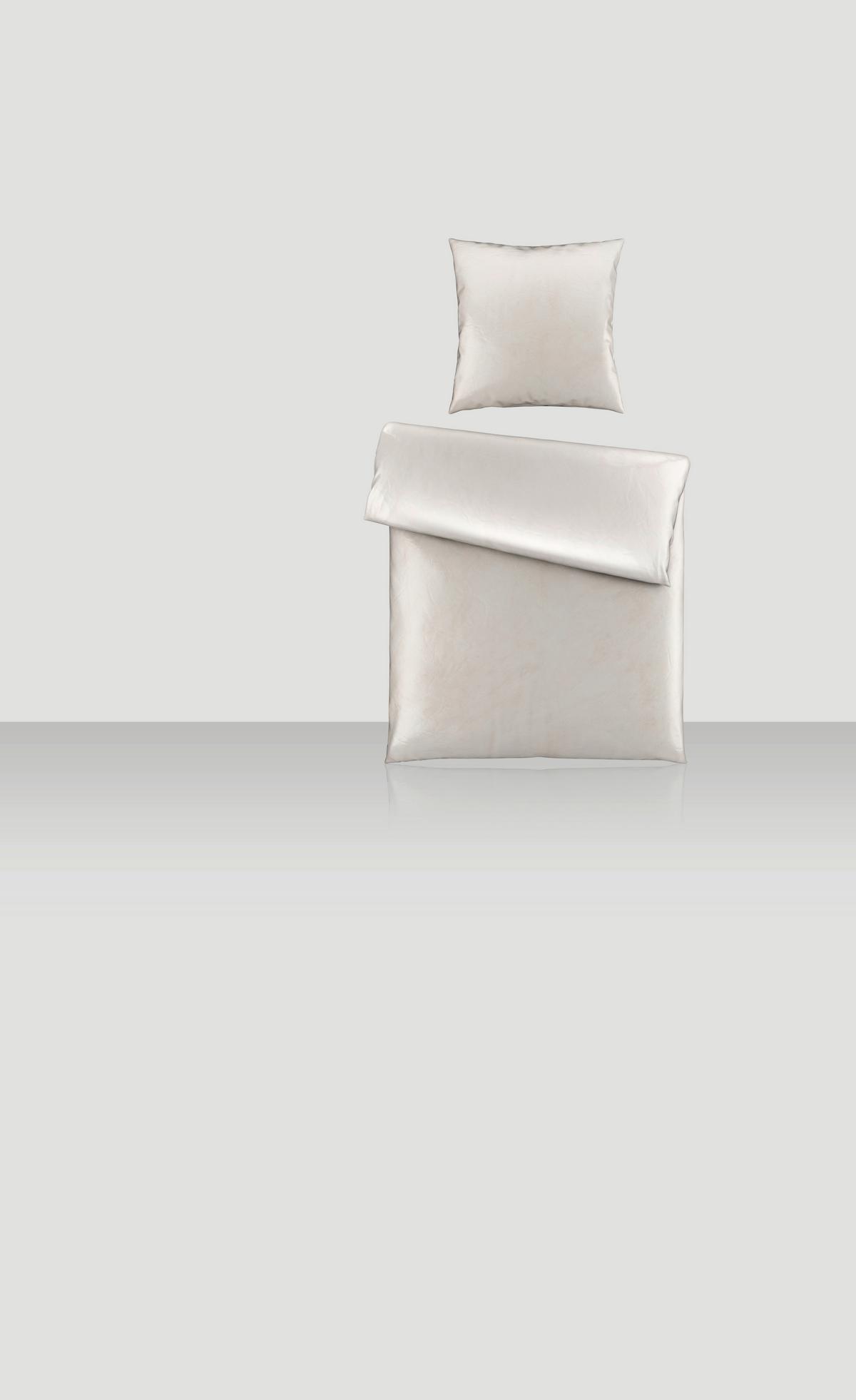 POŚCIEL YUKI - szary, Konventionell, tworzywo sztuczne (135/200cm) - Novel