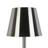 PORTABEL LAMPA MUSI - vit/nickelfärgad, Modern, metall/plast (12/30cm) - Mömax