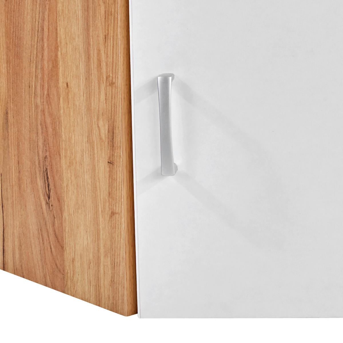 Dulap auxiliar superior Tio - alb/culoare lemn stejar, Konventionell, material pe bază de lemn (80/80cm) - Modern Living