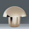 Tischleuchte Mushroom Chrome, max. 60 Watt - Chromfarben, MODERN, Metall (50/44/50cm) - MÖMAX modern living