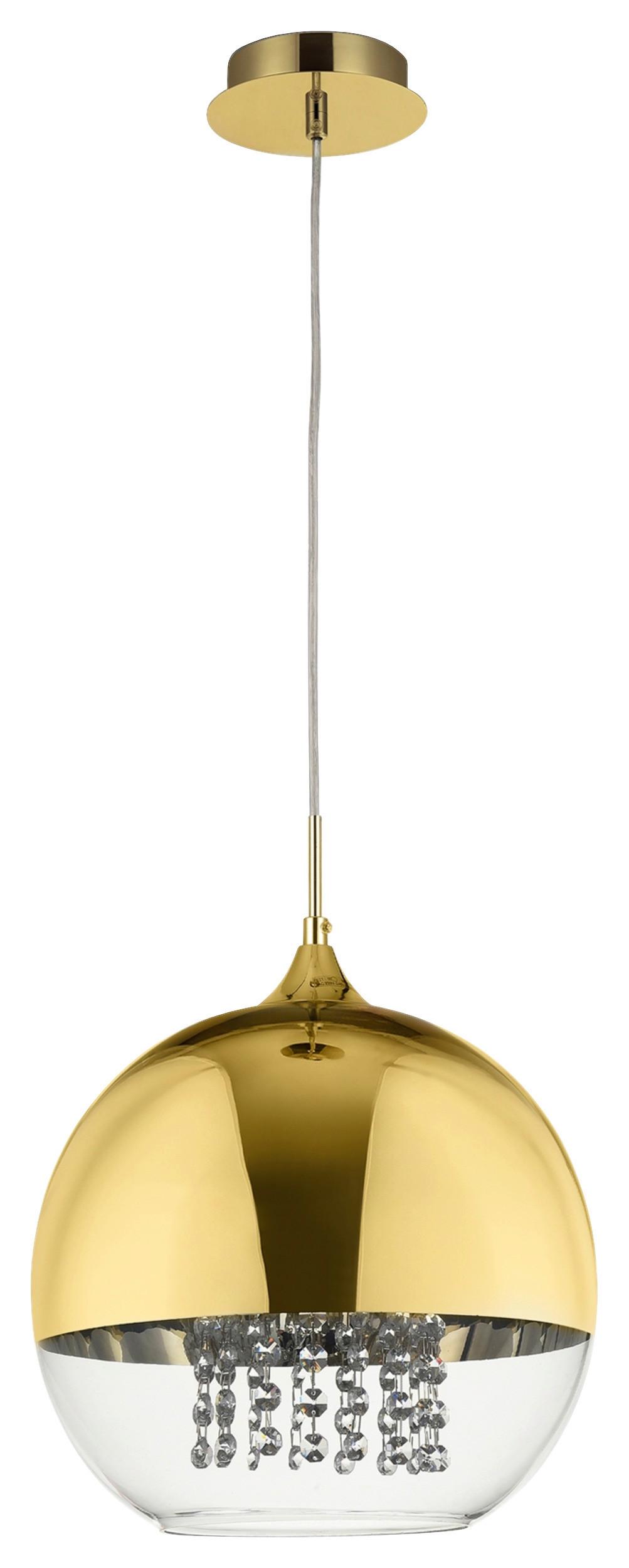 Pendelleuchte Fermi Goldfarben max. 60 Watt - Goldfarben, Basics, Glas/Metall (30/28/30cm) - MAYTONI