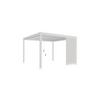 PERGOLA-SEITENTEIL WEIDE 1,13M WEISS - Weiss, Basics, Metall (113/235/10cm) - Gardenson