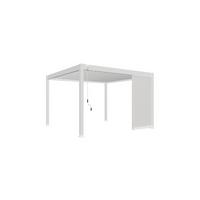 PERGOLA-SEITENTEIL WEIDE 1,13M WEISS - Weiss, Basics, Metall (113/235/10cm) - Gardenson