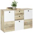 Kommode in Braun/Weiß - Schwarz/Naturfarben, MODERN, Naturmaterialien/Holzwerkstoff (120/80/38cm) - Mömax modern living Kommode in Braun/Weiß - Schwarz/Naturfarben, MODERN, Naturmaterialien/Holzwerkstoff (120/80/38cm) - Mömax modern living