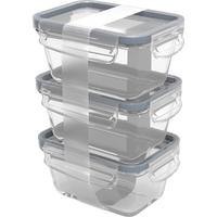 POJEMNIK NA ŻYWNOŚĆ 1051206161 - niebieski/przezroczysty, Basics, tworzywo sztuczne/szkło (16/12/22,8cm) - Rotho