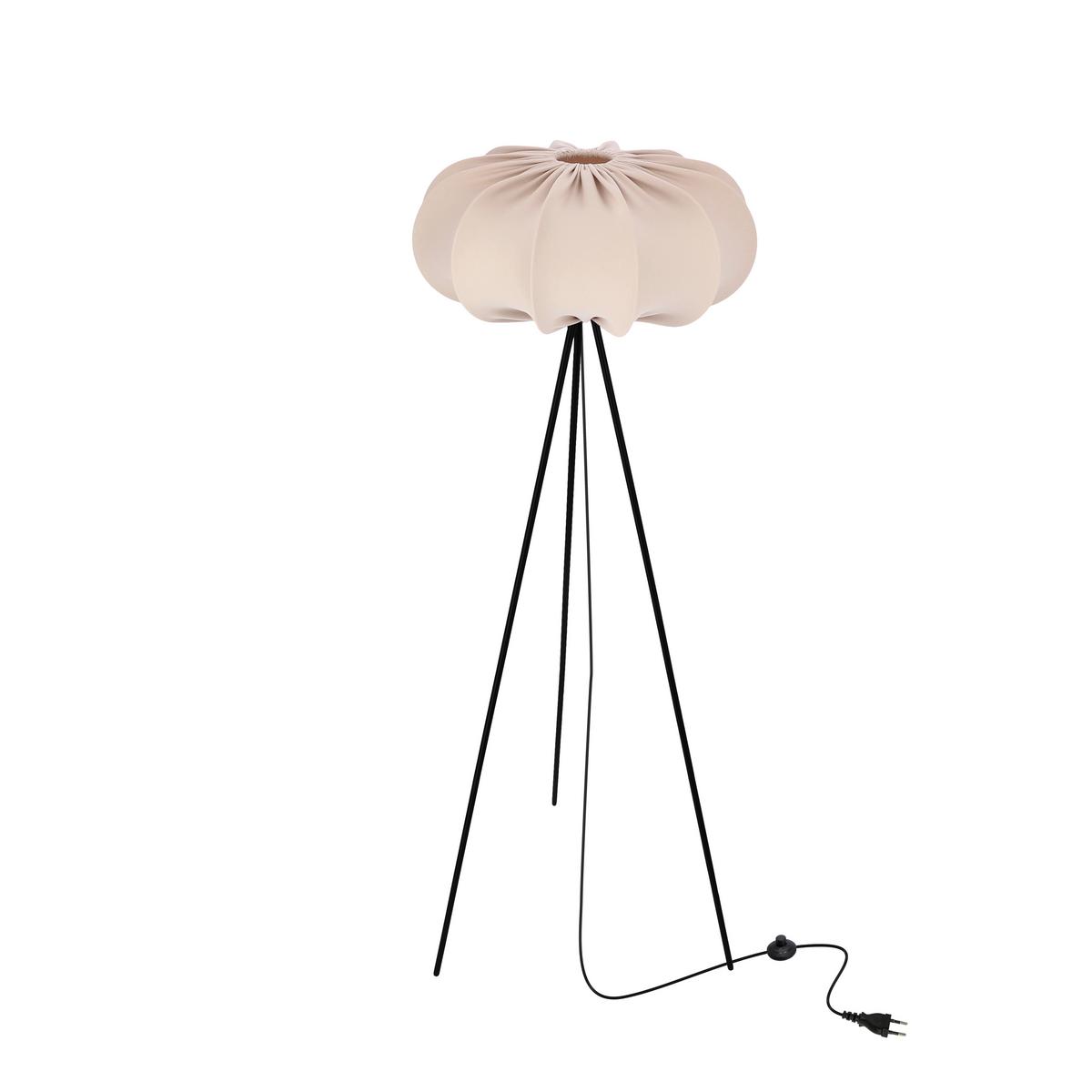 Podna Svjetiljka Caffe - svijetlo smeđa/crna, Konvencionalno, metal/plastika (147/0/0cm)