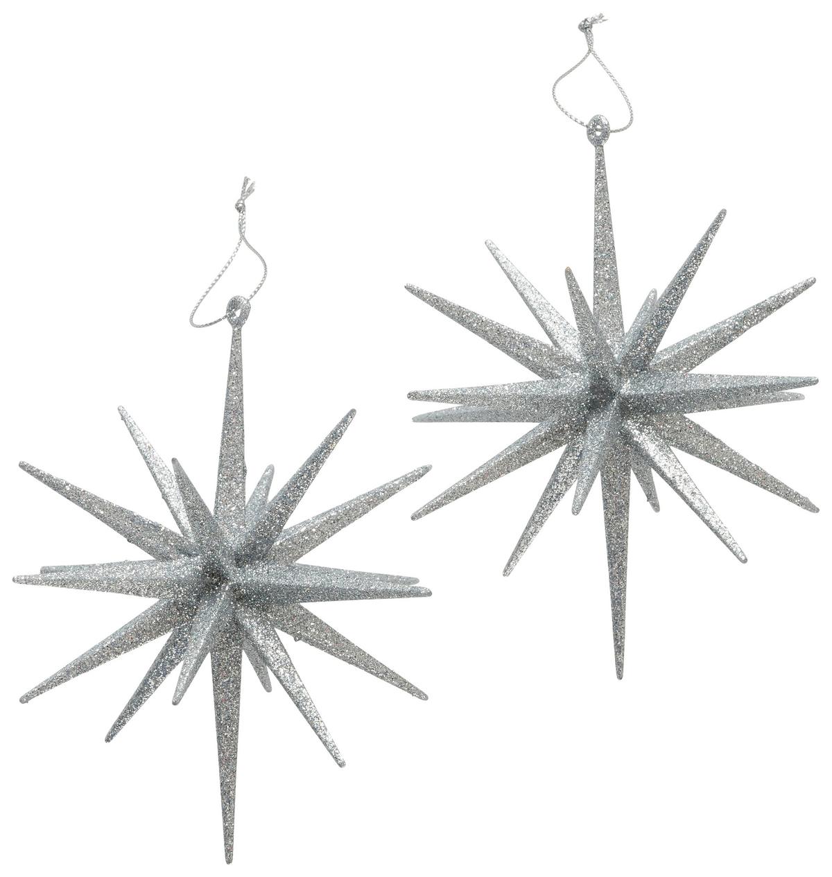 Függődísz Tove - fekete/piros, Basics, műanyag (15/15cm) - Modern Living