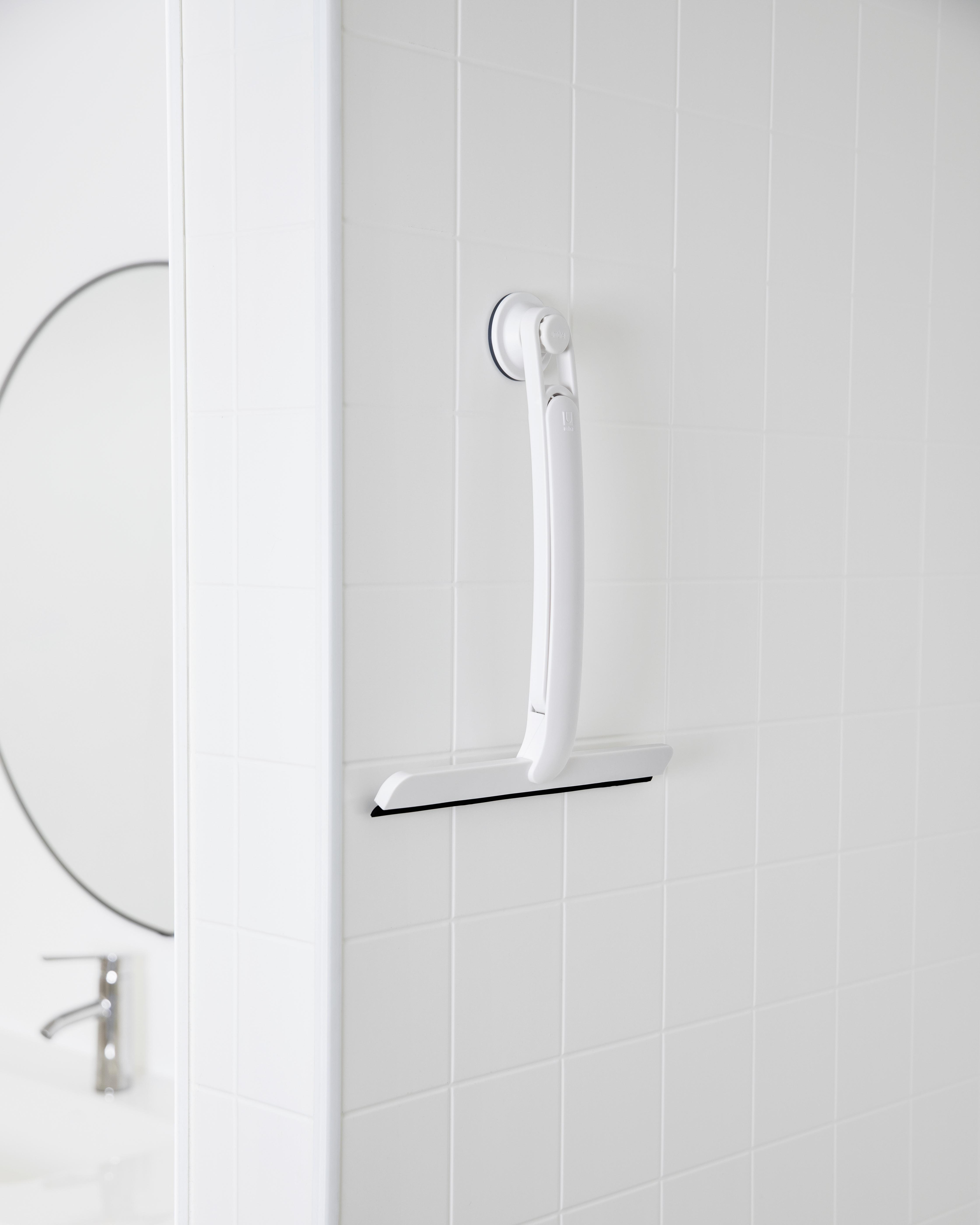 Duschabzieher Easy in Weiss - Weiss, Modern, Kunststoff (40/26/4,4cm) - Premium Living