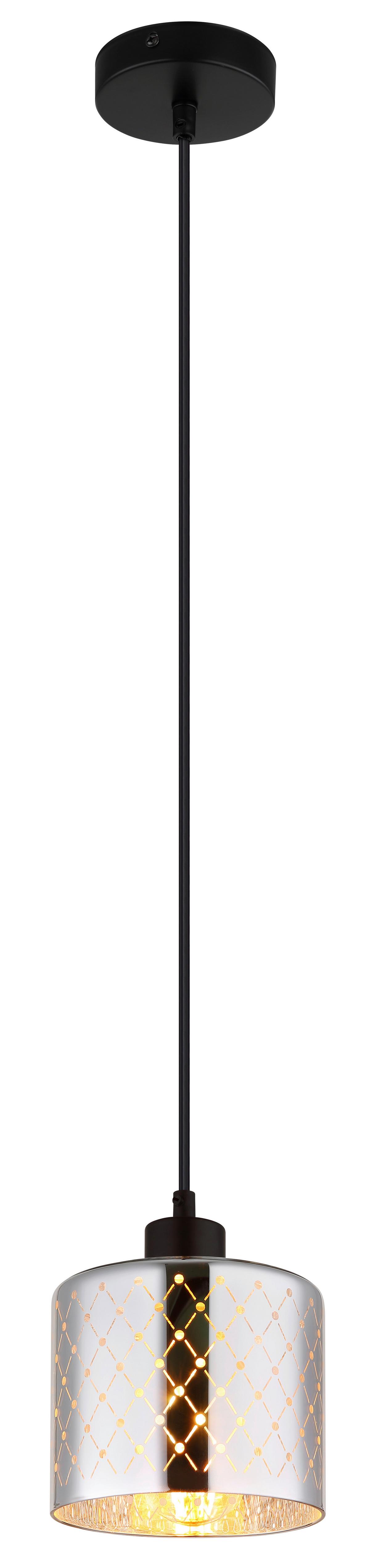 HÄNGELEUCHTE 54316H  ALONSO - clair/couleur chromée, Basics, métal/matière synthétique (15/120cm) - Globo