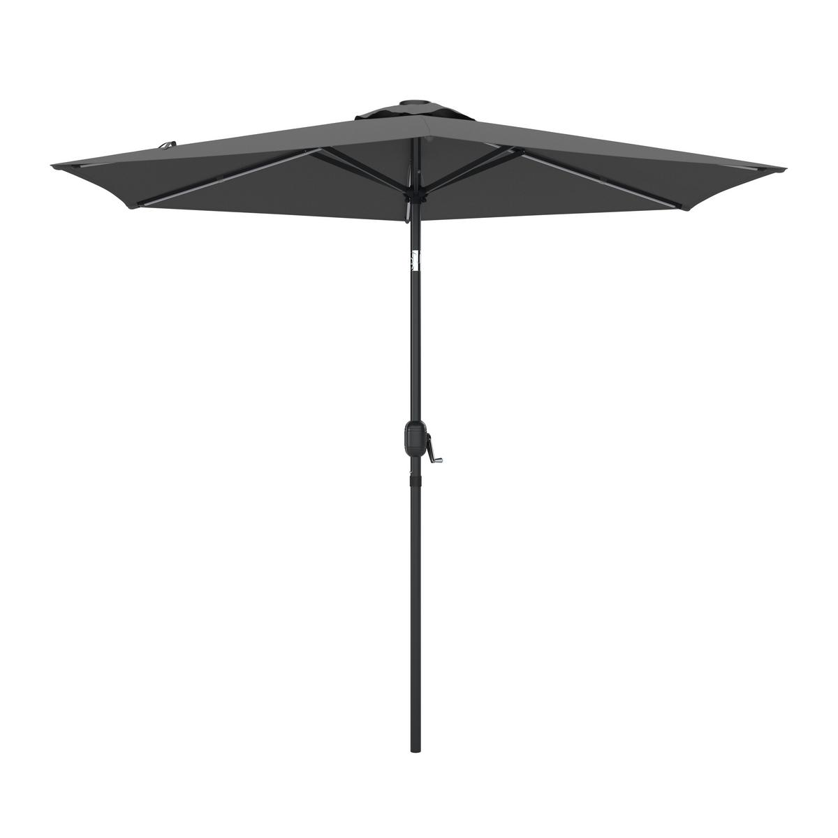 PARASOL PRZECIWSŁONECZNY MERIA - ciemnoszary, Modern, metal/tkanina - Ambia Garden