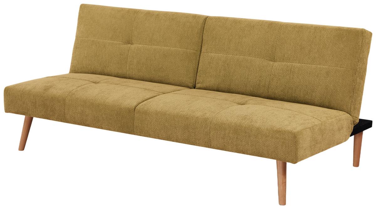 Sofa Jacky - prirodna boja/žuta, Moderno, drvo/tekstil (186/75/85cm) - Mömax