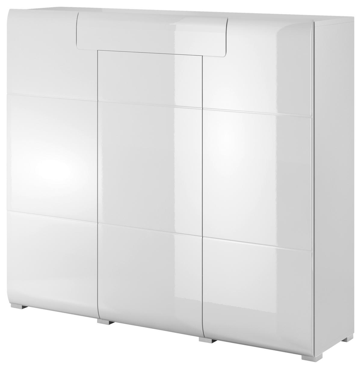 Félmagas Szekrény Toledo - Modern, faalapú anyag (147/131/39cm)