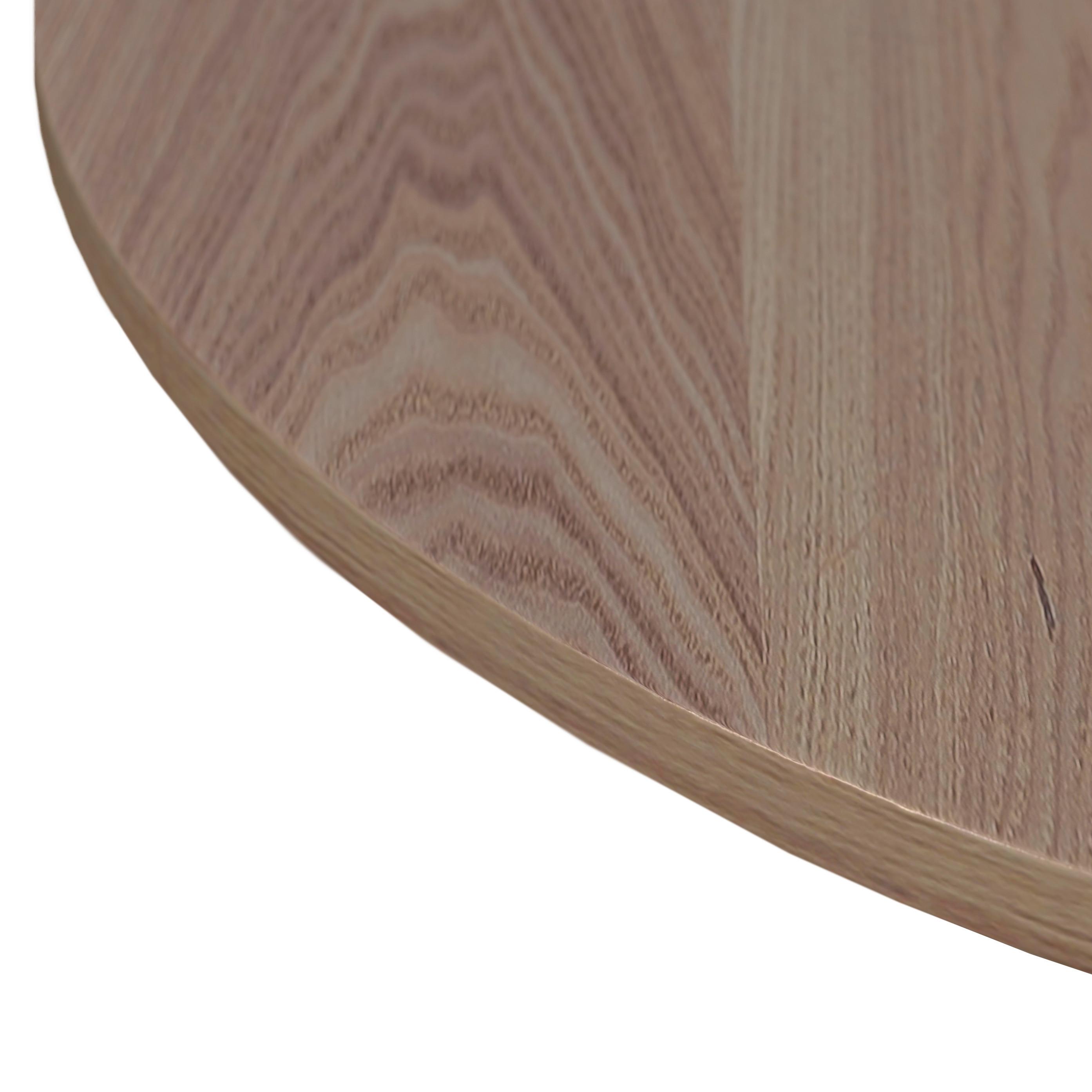 SOFFBORD ELLIOT - vit/naturfärgad, Modern, trämaterial/trä (70/70/35cm) - Bessagi Home