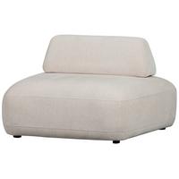 Sessel Sterck Sandfarben - Sandfarben/Schwarz, Design, Kunststoff/Textil (100/70/116cm) - Livetastic