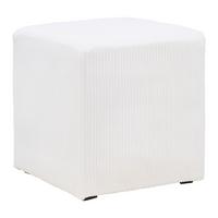 Hocker Bali Cord in Creme - Creme, MODERN, Textil (45/42/45cm) - Based