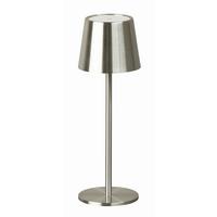LAMPA STOŁOWA Z AKUMULATOREM 850501 ROXI - kolor niklowy, Konventionell, metal (9/27,5cm)