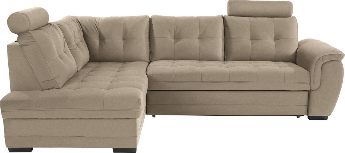 Canapea modulară Falco - maro deschis, Konventionell, textil (183/251cm) - Ondega