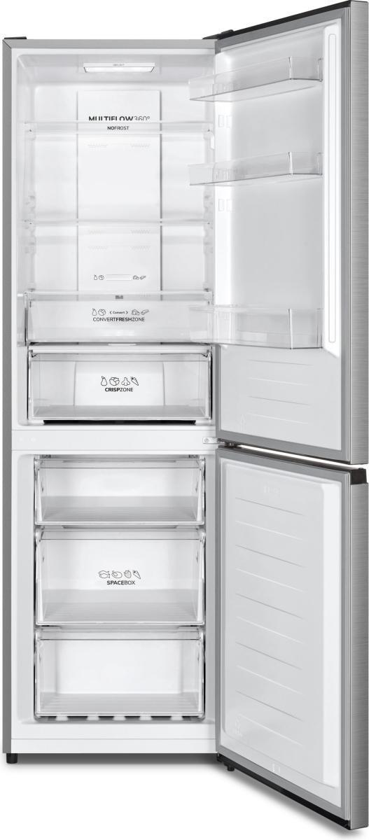 Kühl-Gefrier-Kombination, NRK619CAXL4 - Grau (59,5cm) - Gorenje