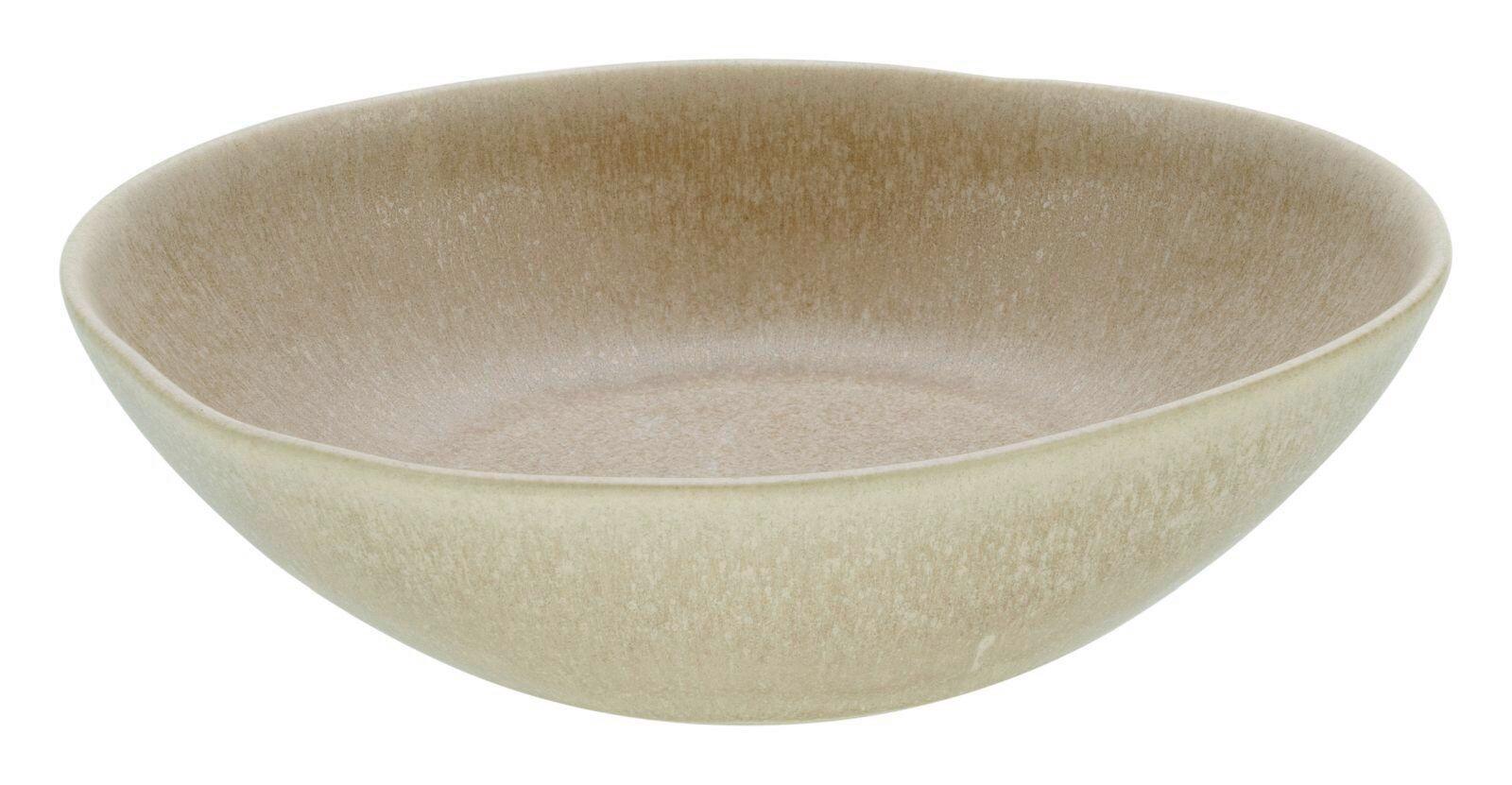 Globoki Krožnik Gourmet - bež, Moderno, keramika (20,5/16,5/5,2cm) - Premium Living