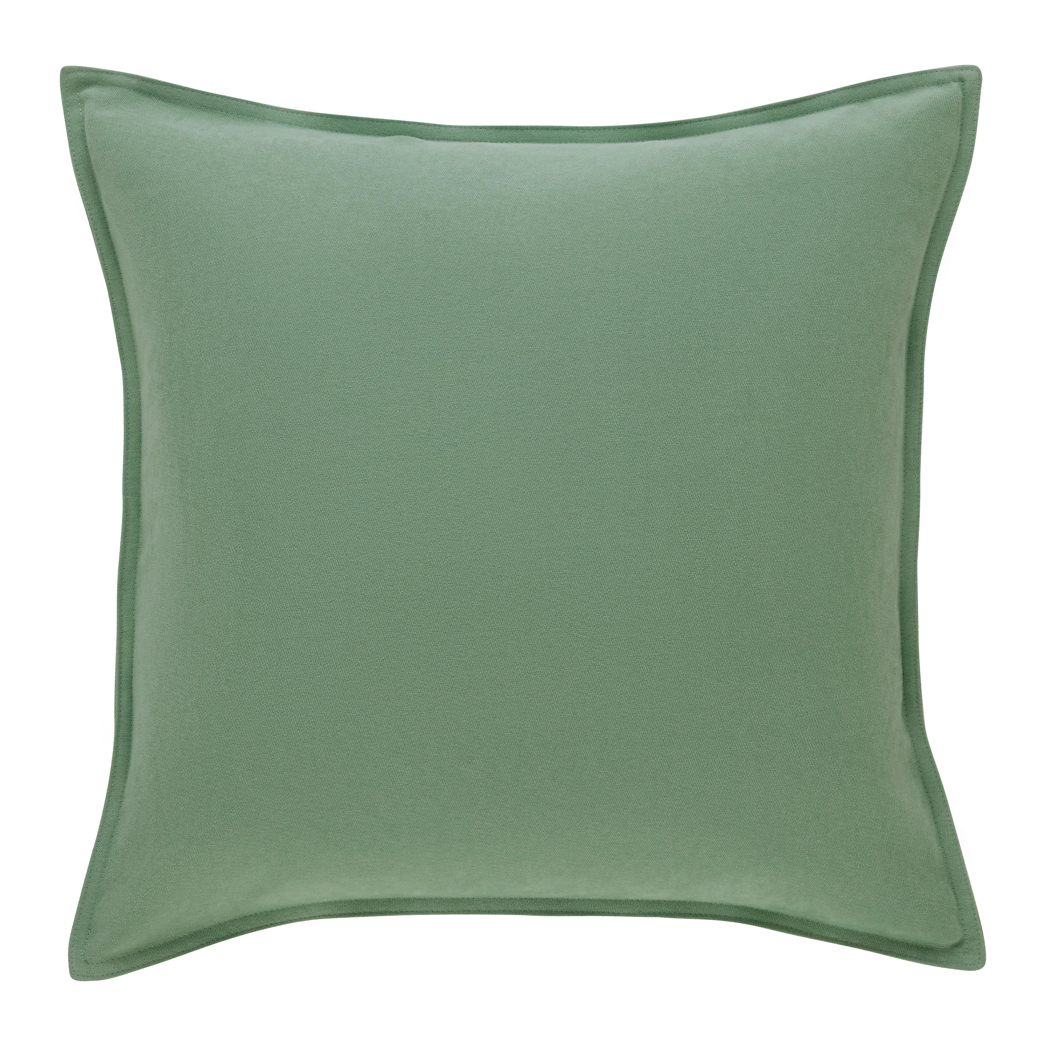 Zierkissen Nathi Dunkelgrün ca. 45x45cm - Dunkelgrün, KONVENTIONELL, Textil (45/45cm) - Mömax