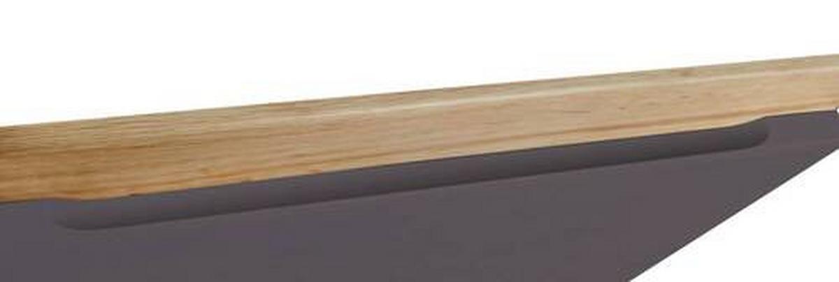Geräteumbauschrank Turin ca. 60x166 cm Grau/Eiche - Eiche Wotan/Grau, Design, Holzwerkstoff (60/166/60cm) - Held