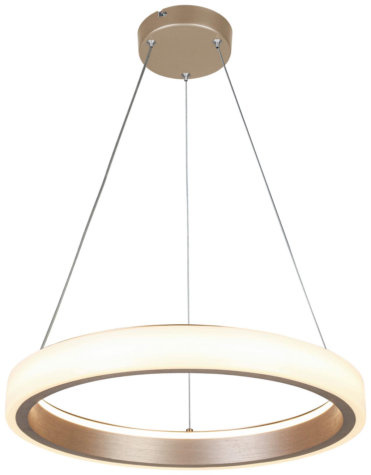 LAMPA WISZĄCA TERESA - biały/cappuccino, Trend, tworzywo sztuczne/metal (50/120cm) - Collet's Monde