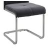 SVIKTSTOL LUCIE - kromfärg/grå, Modern, metall/trä (42,5/98/45cm) - Bessagi Home