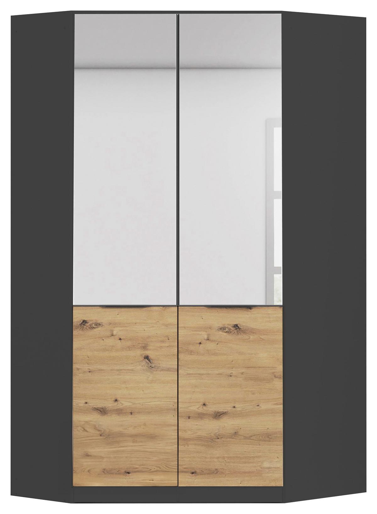 DULAP MAX-EXTRA - stejar Artisan/gri, Konventionell, material pe bază de lemn (117/210/104cm) - Modern Living