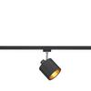 Schienensystem-Strahler Tommy Duoline max. 25 Watt - Goldfarben/Schwarz, Basics, Textil (16/22/12cm) - Trio Leuchten