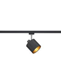 Schienensystem-Strahler Tommy Duoline max. 25 Watt - Goldfarben/Schwarz, Basics, Textil (16/22/12cm) - Trio Leuchten