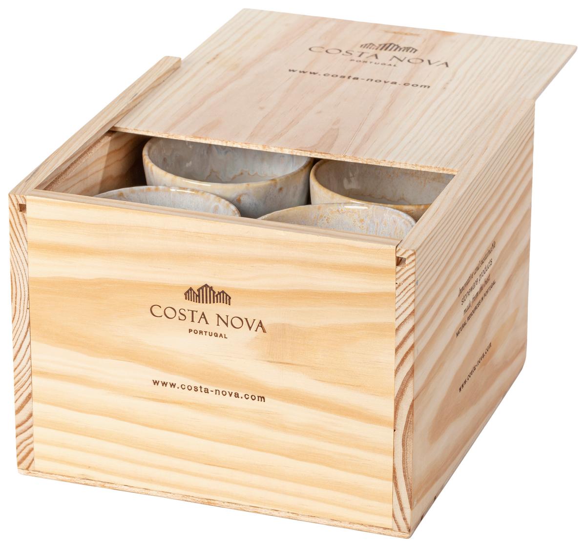 KOMPLET FILIŻANEK GRESPRESSO - biały, Basics, ceramika - Costa Nova