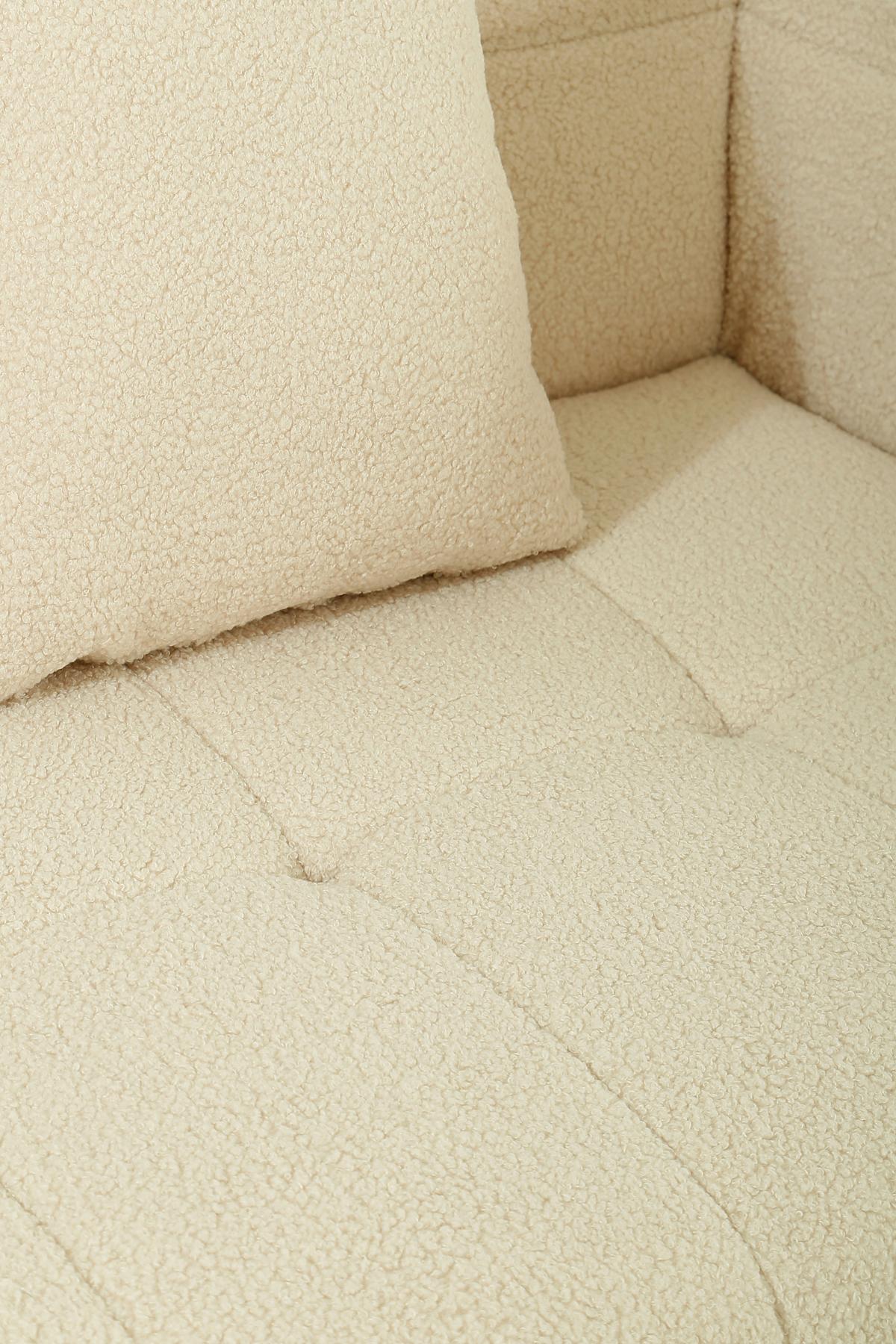 Dvosed Aristo, Bež - bež, Design, tekstil (210/70/100cm) - P & B