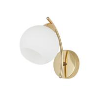 KINKIET 21-38593 AMOS - biały/kolor złoty, Konventionell, metal (22/13/21cm)