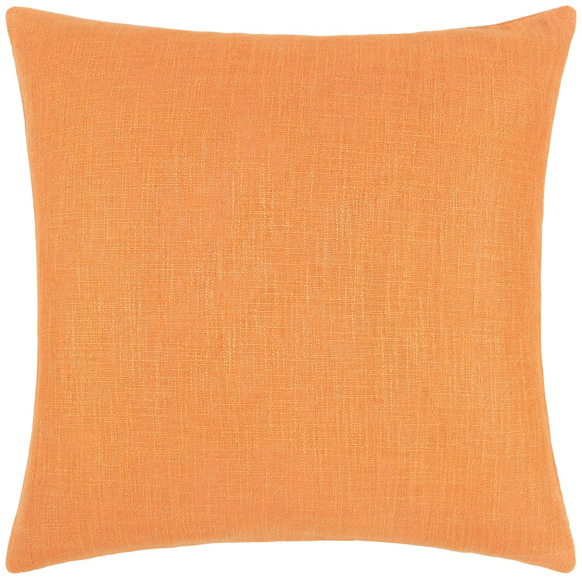 Kissenhülle Leinenoptik in Terracotta ca. 50x50cm - Terracotta, Textil (50/50cm) - Modern Living