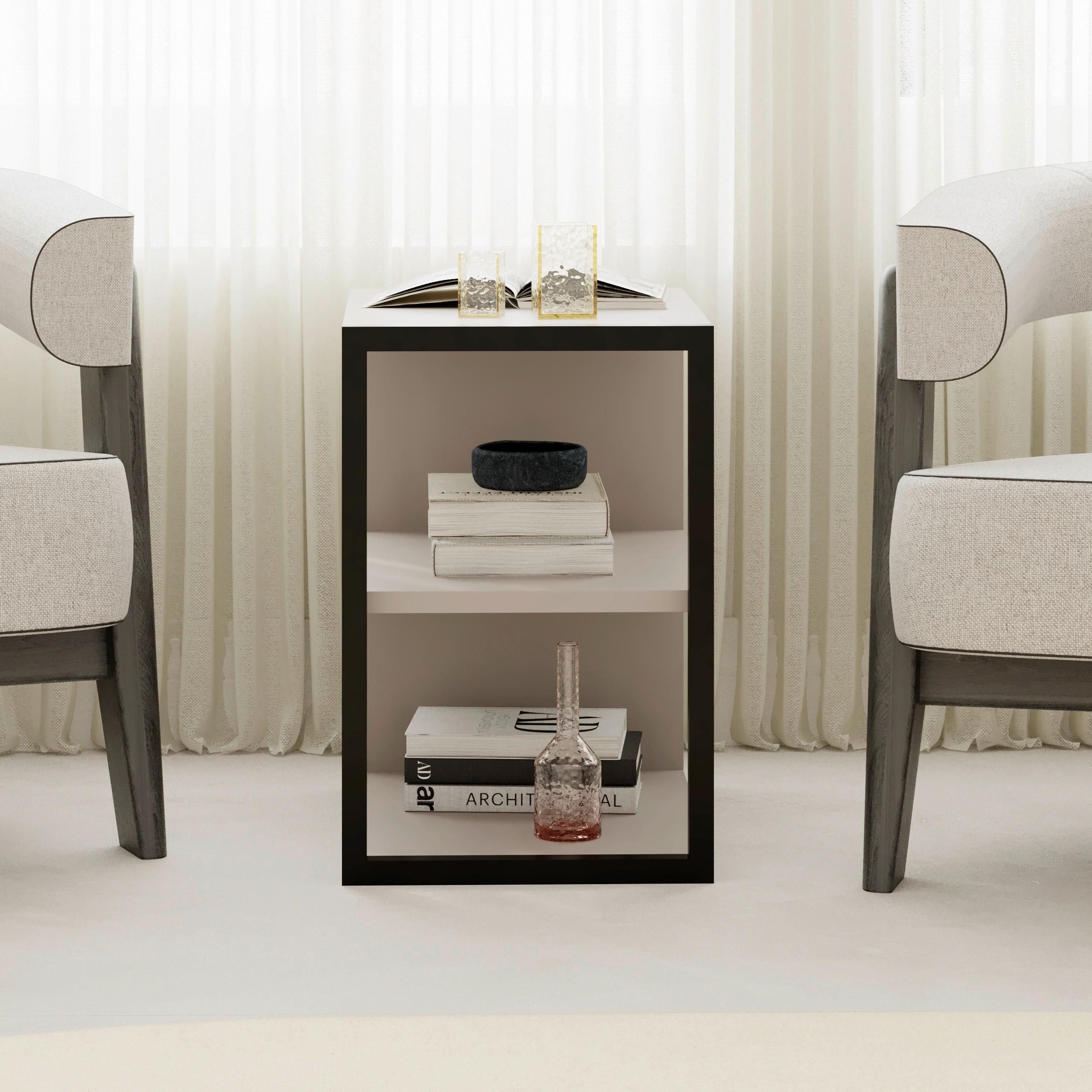 Beistelltisch Echo ca. 42x45x30 cm Mokka - Mokka, Design, Holzwerkstoff/Metall (42/45/30cm) - Livetastic