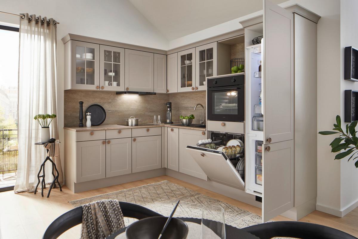 Kuhinjski Blok Ip4250 - barve bakra/rjava, Romantika, leseni material (215/276,6cm) - Impuls