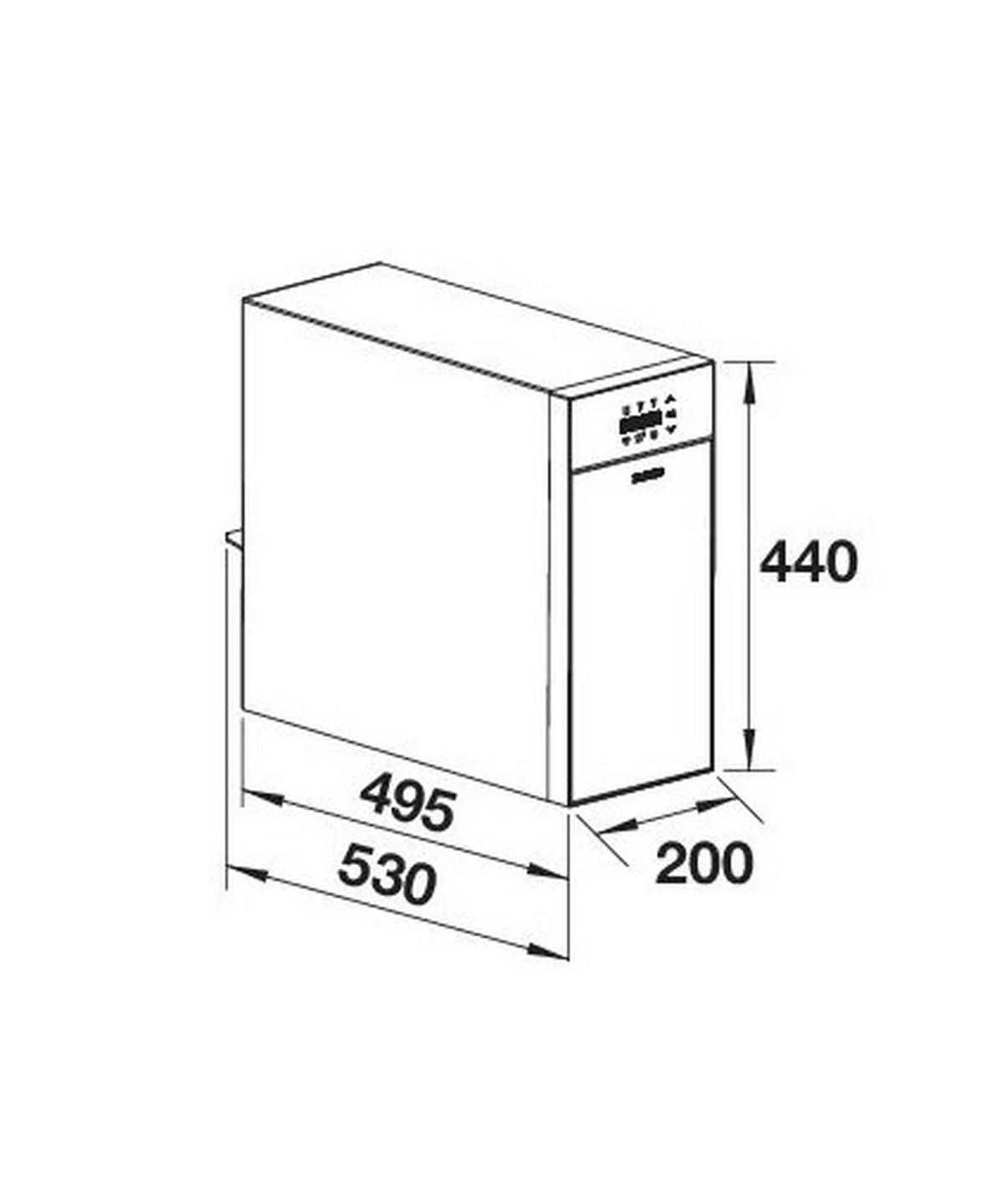 Wassersprudler 527660 527660 - Schwarz, MODERN, Metall (53/44/20cm) - Blanco