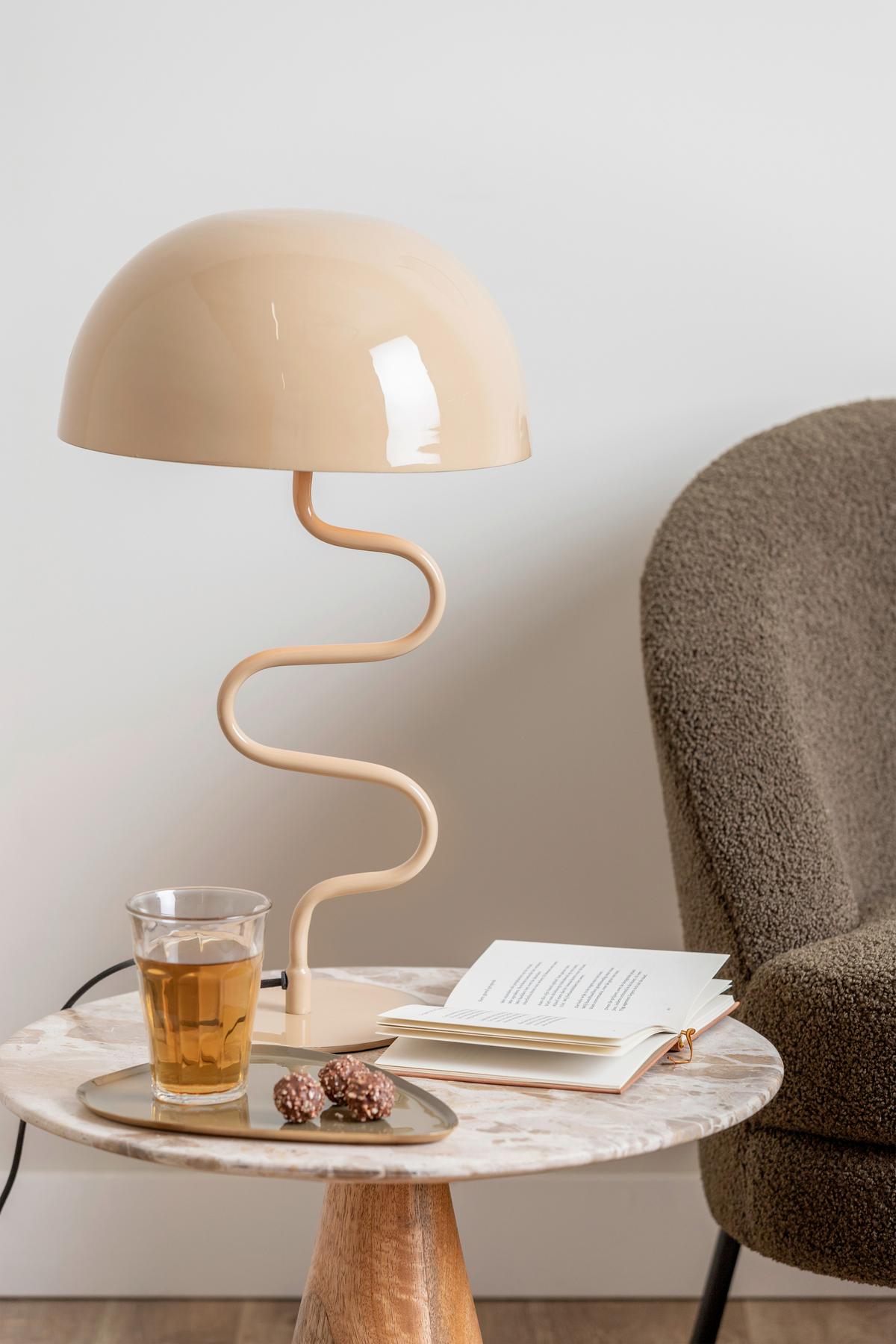 LAMPA STOŁOWA LM2128LB - beżowy, Konventionell, metal (31/54/31cm) - Present Time