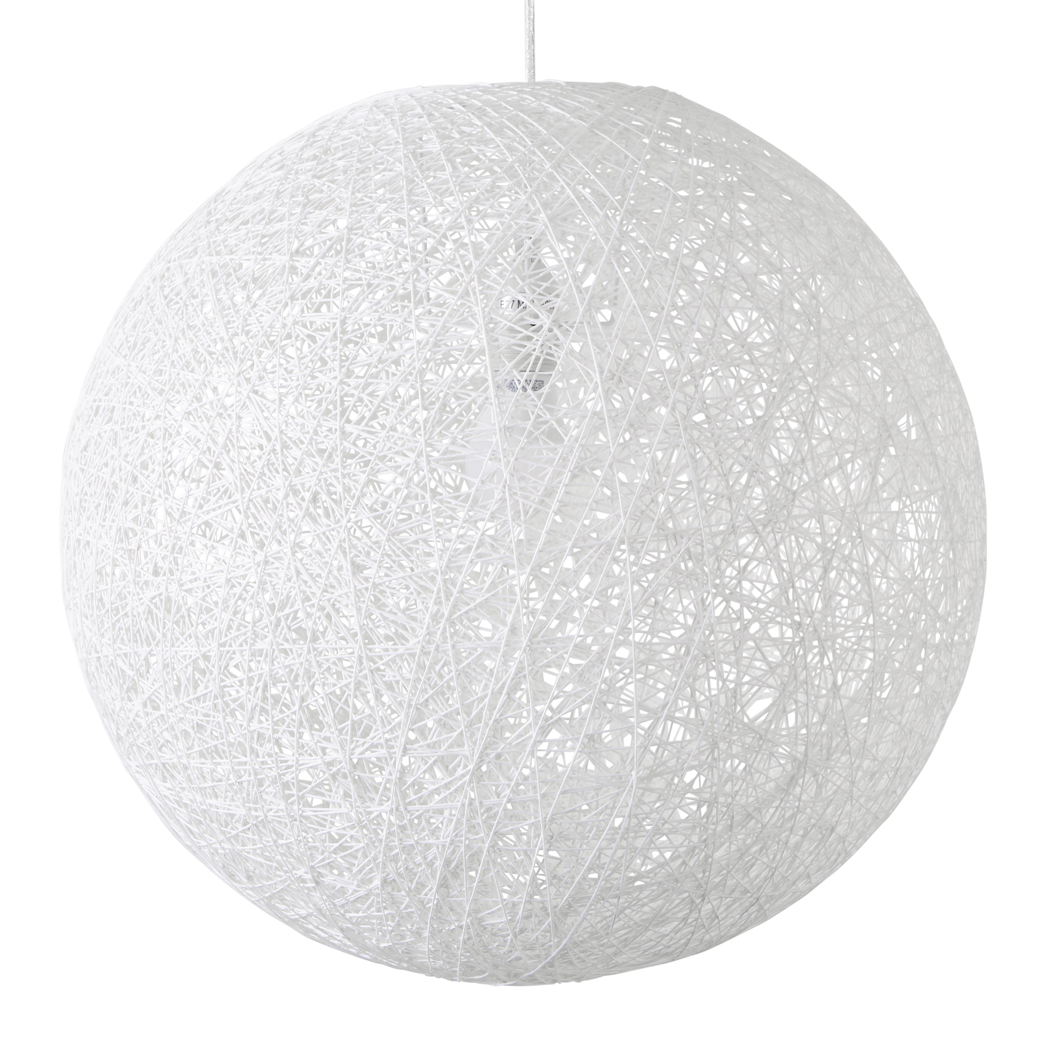 Hängeleuchte Sophia, max. 60 Watt - Weiß, LIFESTYLE, Naturmaterialien/Kunststoff (50cm) - Mömax modern living