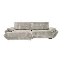 Wohnlandschaft Vivo Grau - Schwarz/Grau, MODERN, Kunststoff/Textil (179/63/317cm) - Premium Living