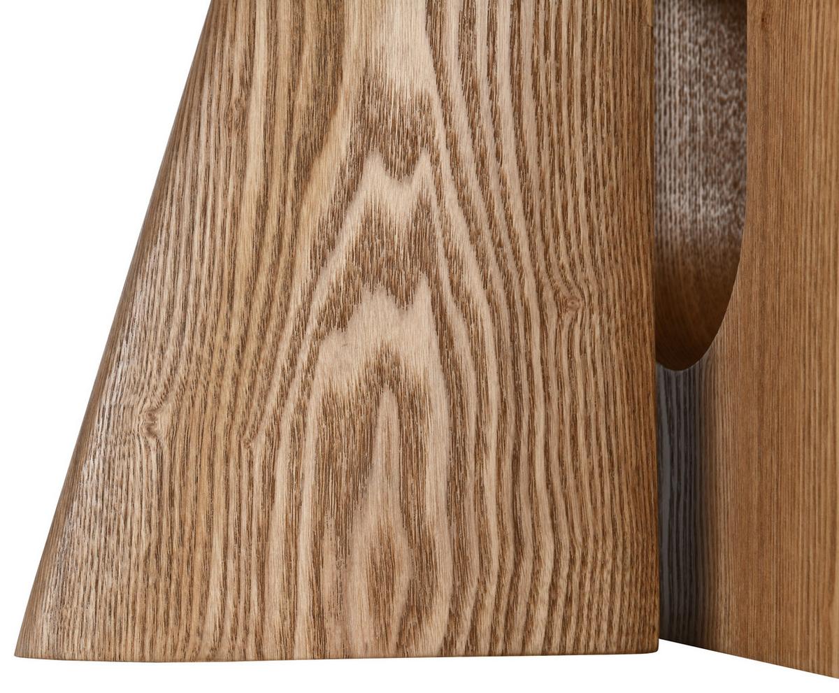 Jedilna Miza Otis, Barva Hrasta, Bela, 160x90 - barve hrasta/bela, Moderno, kamen/leseni material (160/90/75cm) - Livetastic
