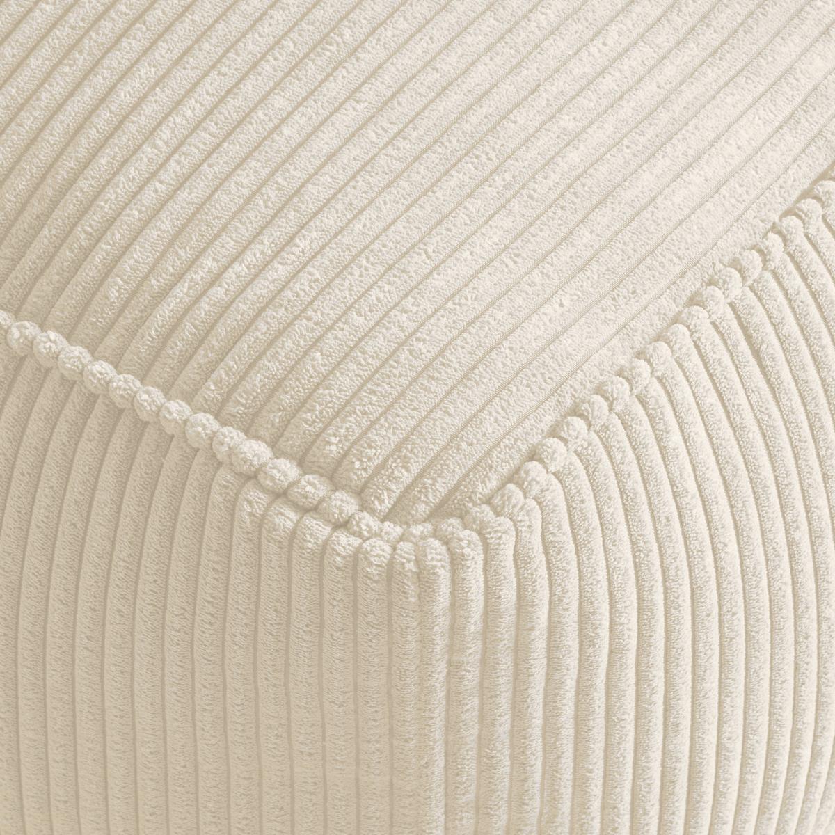 Hocker Caroline Weiß - Weiß, MODERN, Textil (80/38/50cm) - Mömax