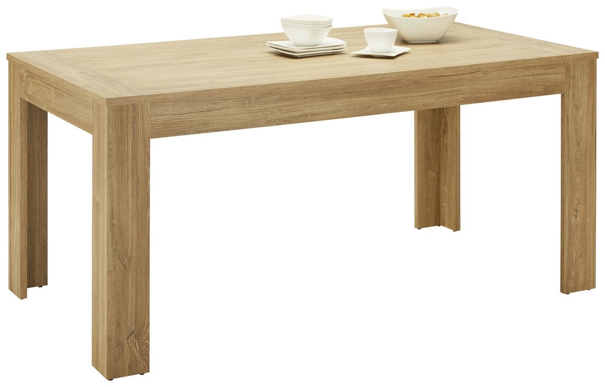 Ausziehtisch in Eichefarben - Eichefarben, Modern, Holzwerkstoff (160-220/90/75,5cm) - Mömax