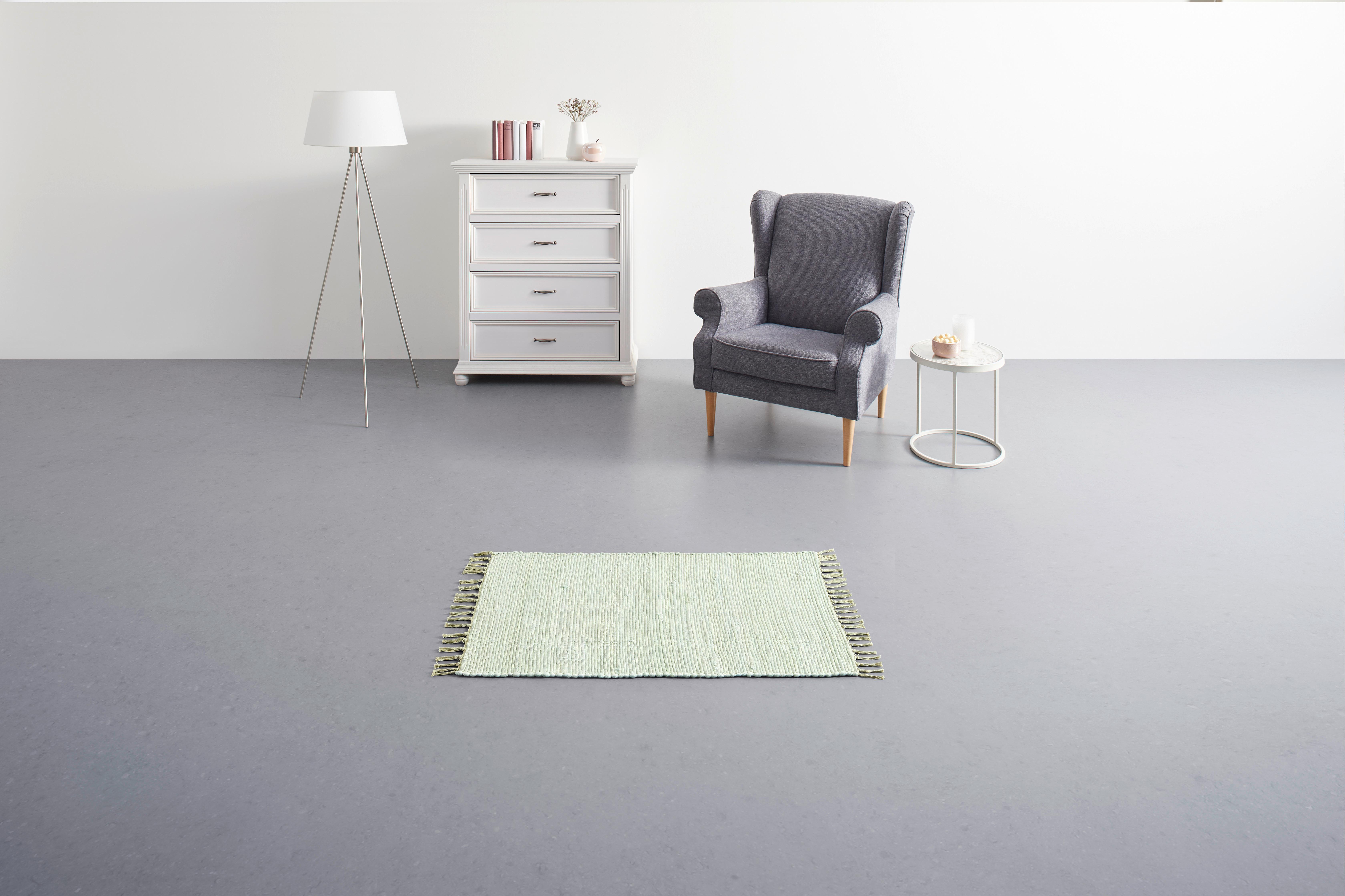 TRASMATTA JULIA 1 - ljusgrön, Romantik / Lanthus, textil (60/90cm) - Mömax