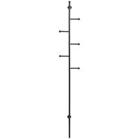 STOJAK NA UBRANIA ASPEN - czarny, Modern, metal (24,6/171,2/20,7cm) - MID.YOU