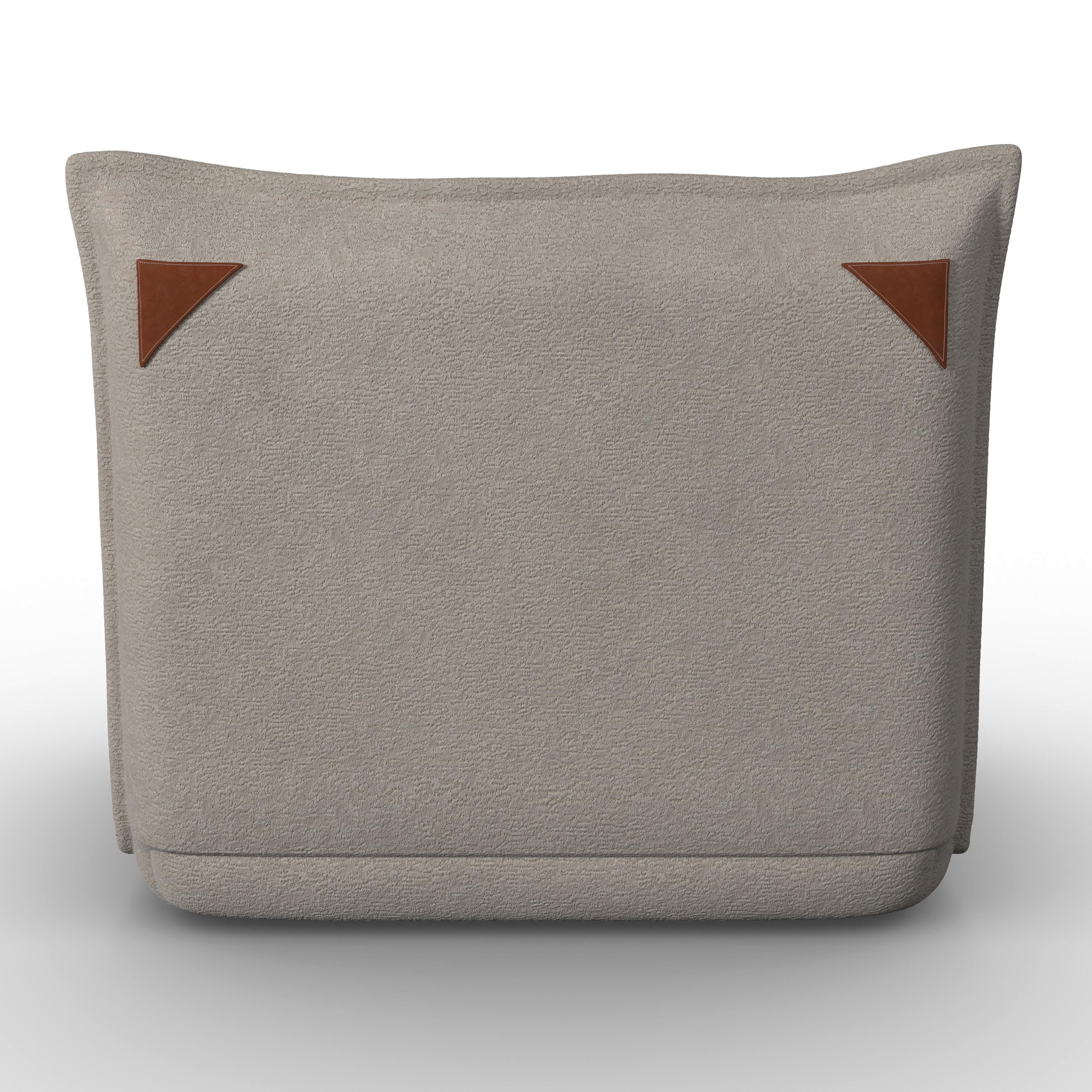BÄDDFÅTÖLJ MACY - beige, Modern, metall/textil (83/70/84cm) - Bessagi Home