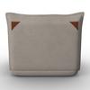 BÄDDFÅTÖLJ MACY - beige, Modern, metall/textil (83/70/84cm) - Bessagi Home